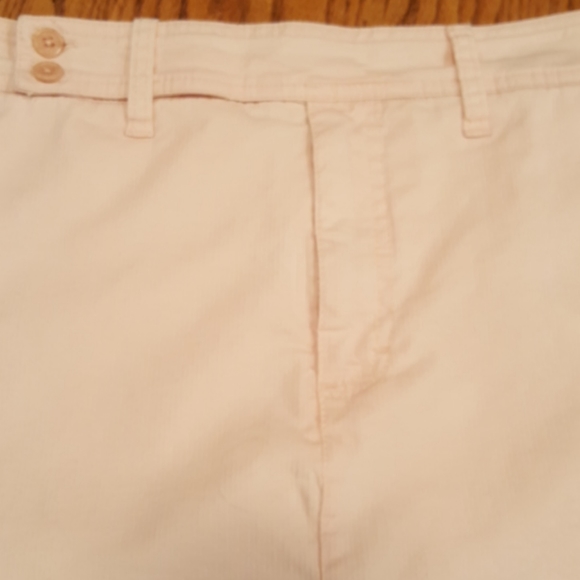 GLORIA VANDERBILT ♡ Rare Vintage Pastel Coral Stretchy Pinstriped Lined Skort 10 - Picture 5 of 13